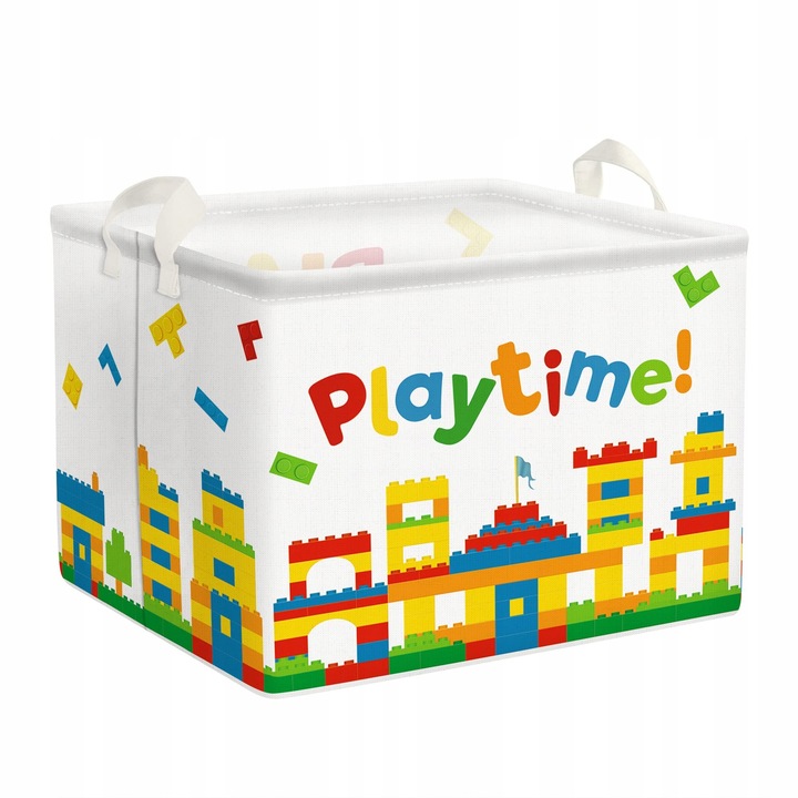 Cos de depozitare colorat, 40x30x30 cm, pentru jucarii si haine, waterproof