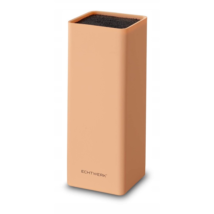 Evőeszköztartó ECHTWERK Blok noze Square, rózsaszín, 30 cm, rendszerező sörtékkel