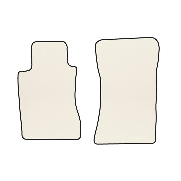 Auto Covorase podea - fata, F-CORE, pentru MERCEDES CLASS E W211/S211 03.02-12.08, Sedan, Kombi, Sampanie