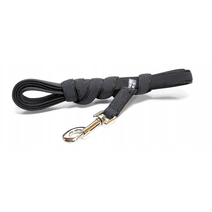 Lesa de antrenament 14 mm, Julius K-9, 3 m, negru-gri