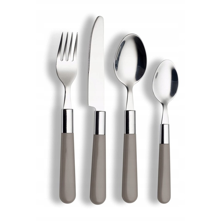 Комплект прибори за хранене Bistro 16 части, инокс, ECHTWERK, елегантен дизайн, универсален