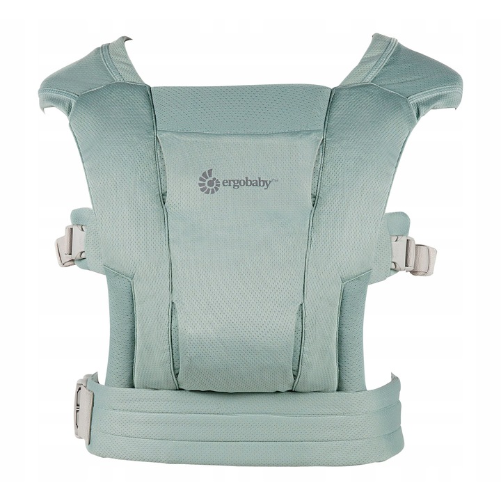 Marsupiu Ergobaby Embrace, 2 pozitii, respirabil, Sage, pentru nou-nascuti