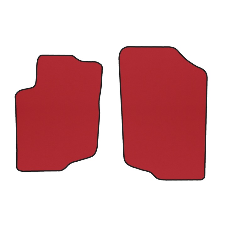 Auto Covorase podea - fata, F-CORE, pentru PEUGEOT 207 CC 02.07-12.12, Cabrio, Rosu