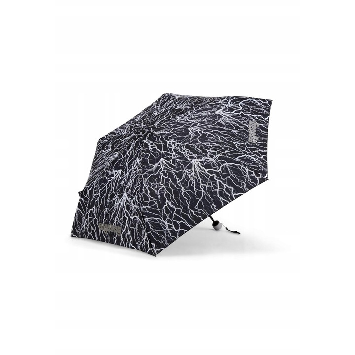 Ergobag esernyő, fekete, ultrakönnyű, 90cm, gyerekeknek