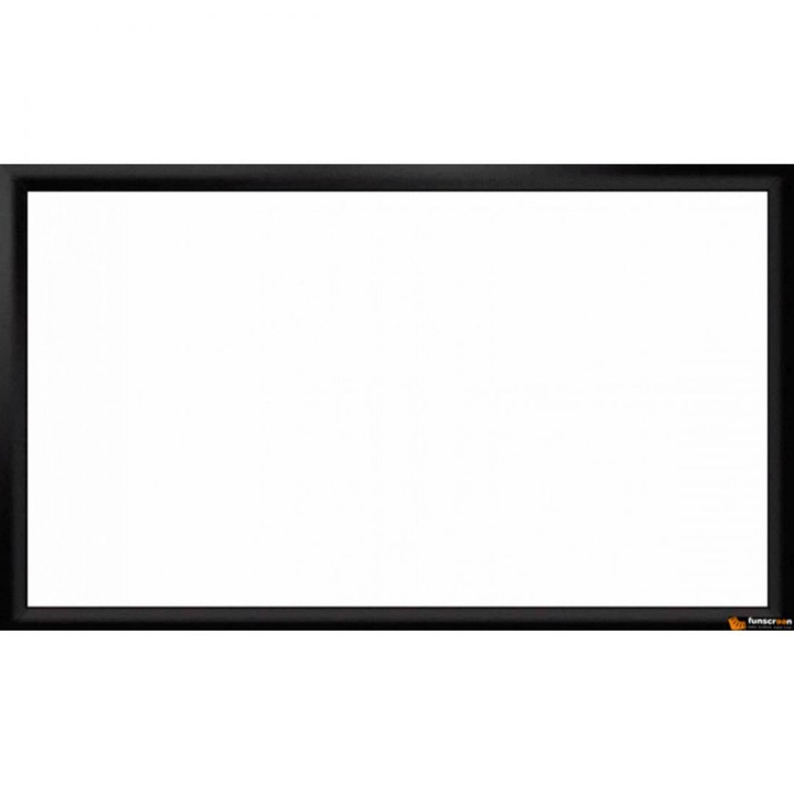 Ecran de proiectie Funscreen Pro, 300x170cm, 16:9, alb mat