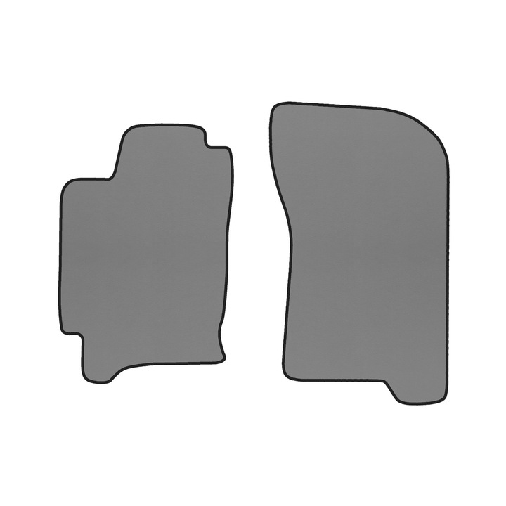 Auto Covorase podea - fata, F-CORE, pentru SUBARU IMPREZA I 08.92-09.00, Sedan, Gri