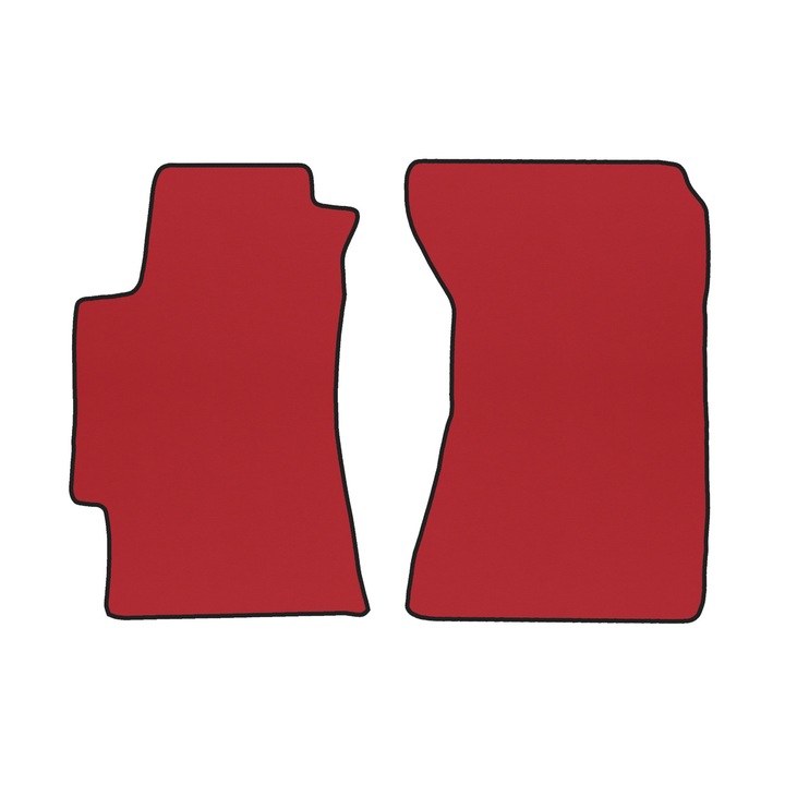 Auto Covorase podea - fata, F-CORE, pentru SUBARU IMPREZA II 10.00-12.07, Sedan, Rosu