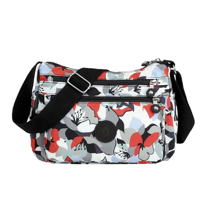 Női crossbody táska, FAVORTALK, nylon, vízálló, többszínű, DJB00209