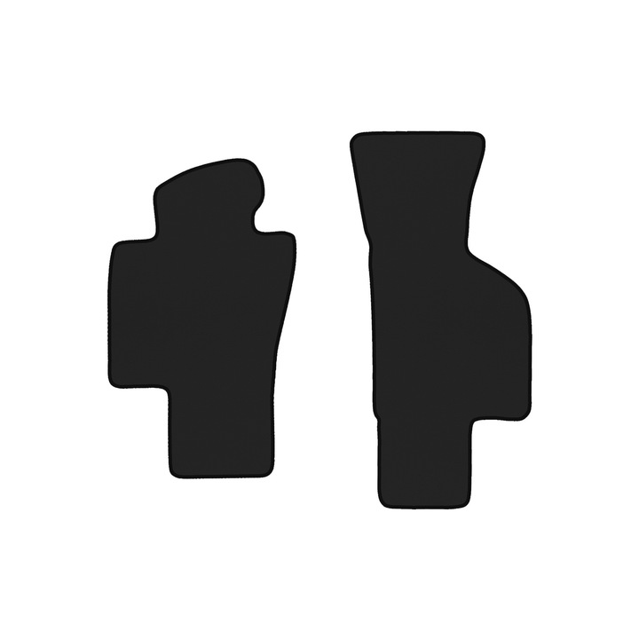 Auto Covorase podea - fata, F-CORE, pentru VOLKSWAGEN PASSAT B6 03.05-03.10, Sedan, Kombi, Negru