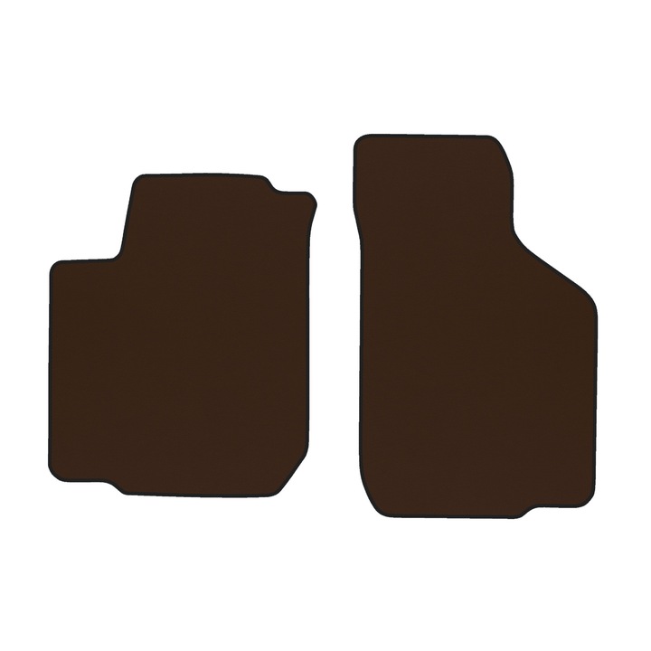 Auto Covorase podea - fata, F-CORE, pentru VOLKSWAGEN NEW BEETLE 01.98-09.11, Hatchback, Maro