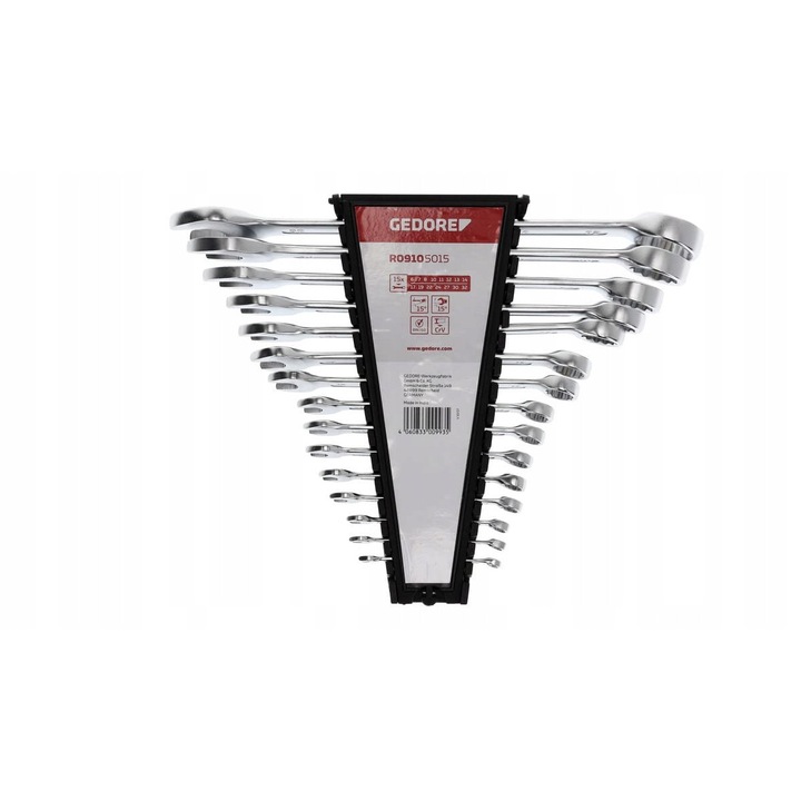 Set chei cu ring si ochi Gedore Red, 15 piese, 6x32mm, cromat, otel vanadiu