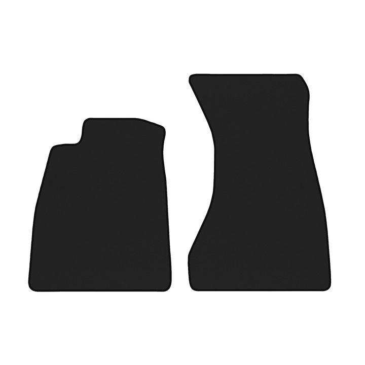 Auto Covorase podea - fata, F-CORE, pentru AUDI A4 (B9) 06.15-, Sedan, Kombi, Negru