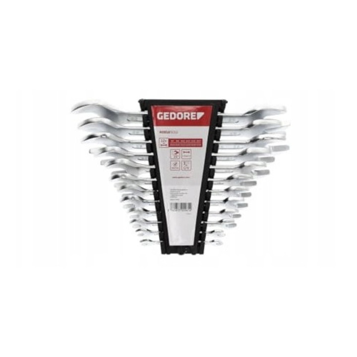 Set chei duble Gedore Red, 12 piese, 6x32 mm, scurt, metric