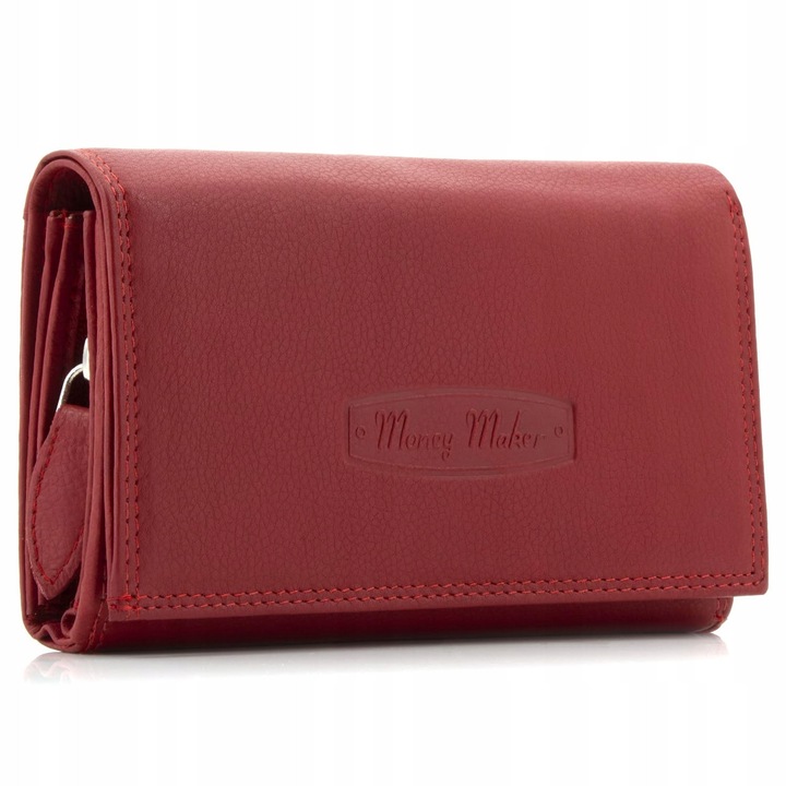 Portofel RFID 25 Przegrodek, Culoare Rosie