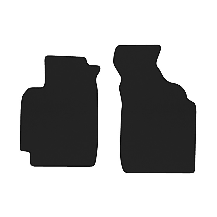 Auto Covorase podea - fata, F-CORE, pentru HONDA HRV 03.99-12.06, Crossover SUV, Versiune 5 usi, Negru
