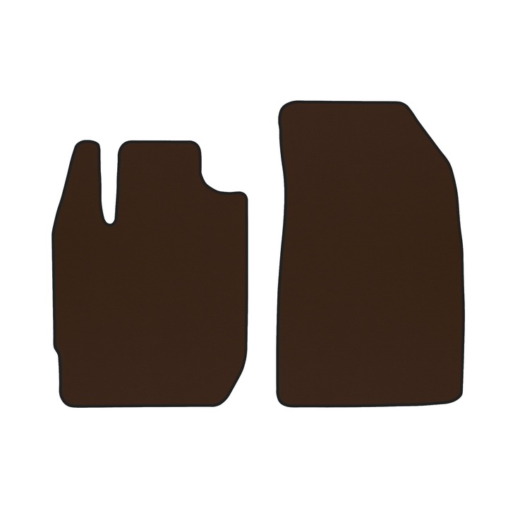 Auto Covorase podea - fata, F-CORE, pentru DACIA DUSTER II 09.17-, Crossover SUV, Maro
