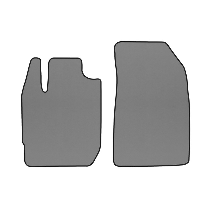 Auto Covorase podea - fata, F-CORE, pentru DACIA DUSTER II 09.17-, Crossover SUV, Gri
