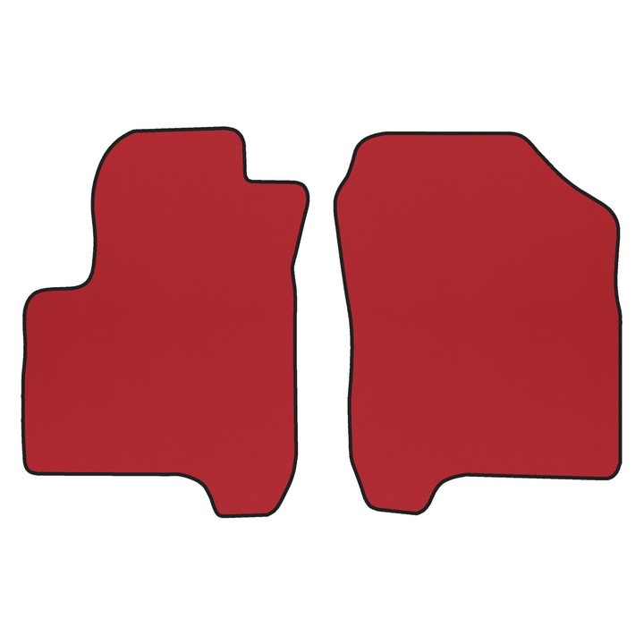 Автомобил Стелки за под – предни, F-CORE, за CITROEN C3 PICASSO 02.09-12.17, ВАН МИНИВАН, Червено