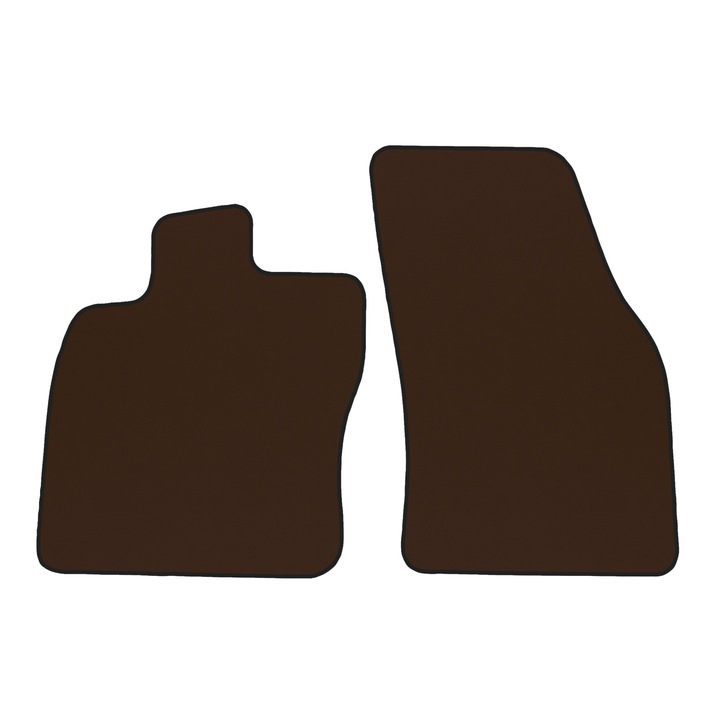Auto Covorase podea - fata, F-CORE, pentru AUDI Q2 01.16-, Crossover SUV, Maro