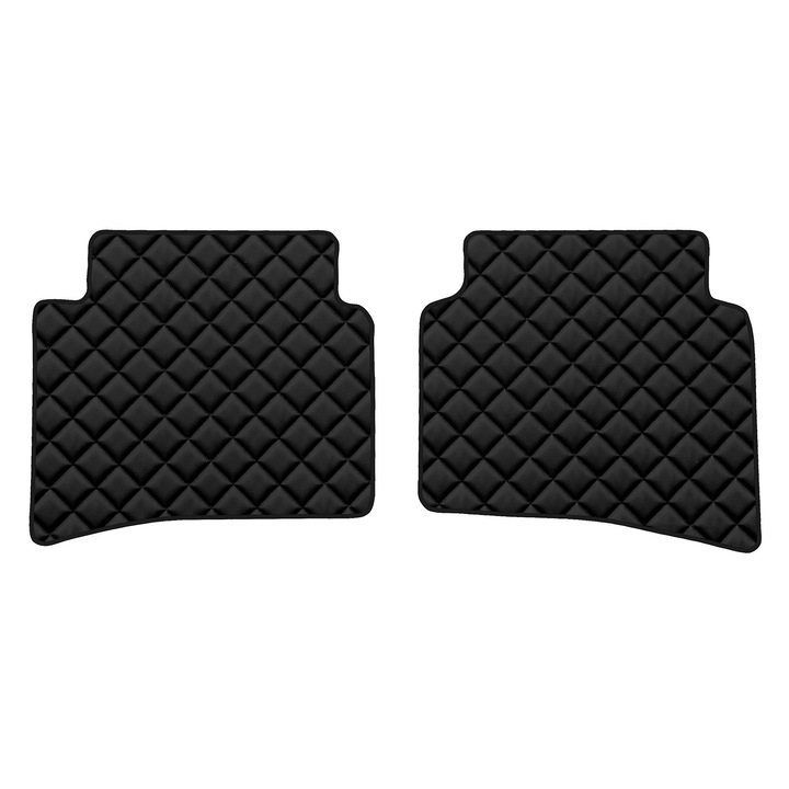 Covorase podea spate F-CORE ECO-PIELE Q, Negru, Sedan