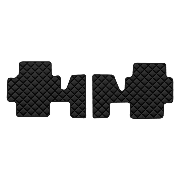 Covorase podea spate F-CORE ECO-PIELE Q, Negru, 900m, pentru VAN/MINIVAN