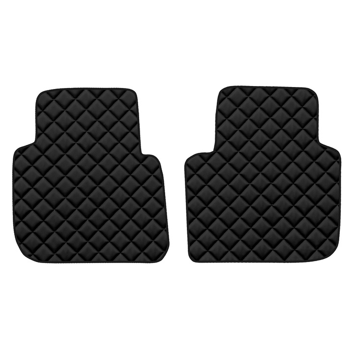 Covorase auto F-CORE ECO-PIELE Q spate, piele ecologică, negru, 10x15cm