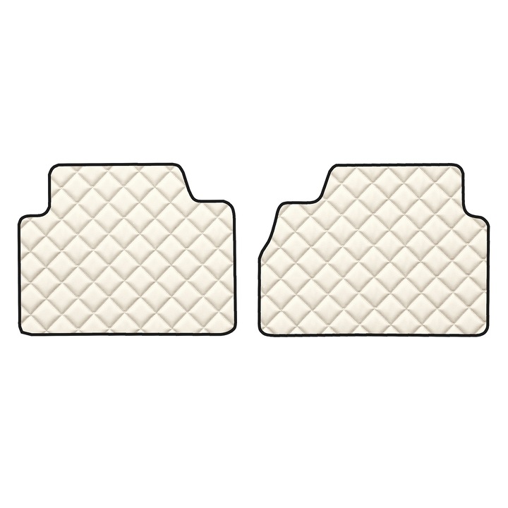 Covorase podea spate, F-CORE, ECO-PIELE Q, spuma poliuretanica, sampanie, Sedan