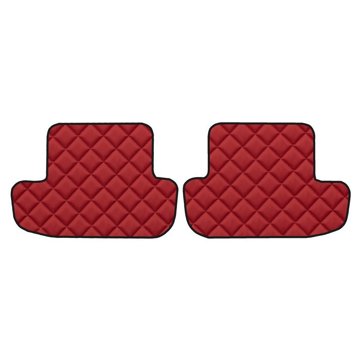 Auto Covorase podea - spate, F-CORE, pentru AUDI A5 (S5) 06.07-12.16, Coupe, Sportback, Rosu