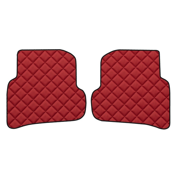 Covorașe auto spate F-CORE ECO-PIELE Q, roșu, Sedan/Hatchback
