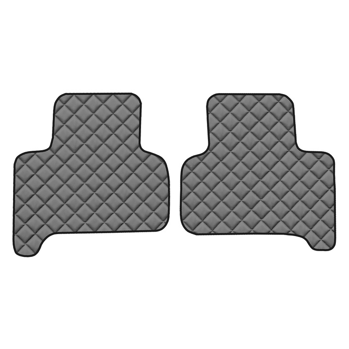 Covorașe de podea - spate, F-CORE, ECO-PIELE Q, gri, Crossover SUV