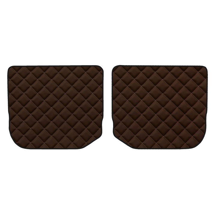 Auto Covorase podea - spate, F-CORE, pentru VOLKSWAGEN NEW BEETLE 01.98-09.11, Hatchback, Maro