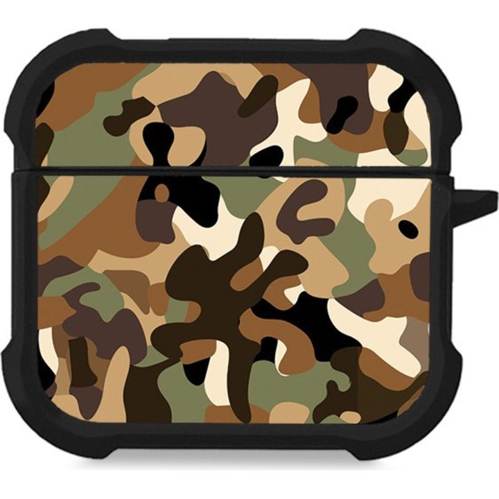 Husa casti Sonique pentru AirPods, silicon, protectie antisoc, multicolor