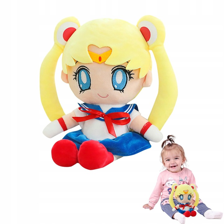 Jucarie de plus Anime 25cm pentru copii, multicolor
