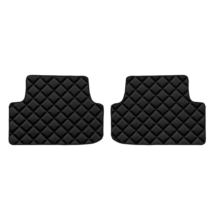 Covorase podea spate F-CORE ECO-PIELE Q, negru, sedan/hatchback