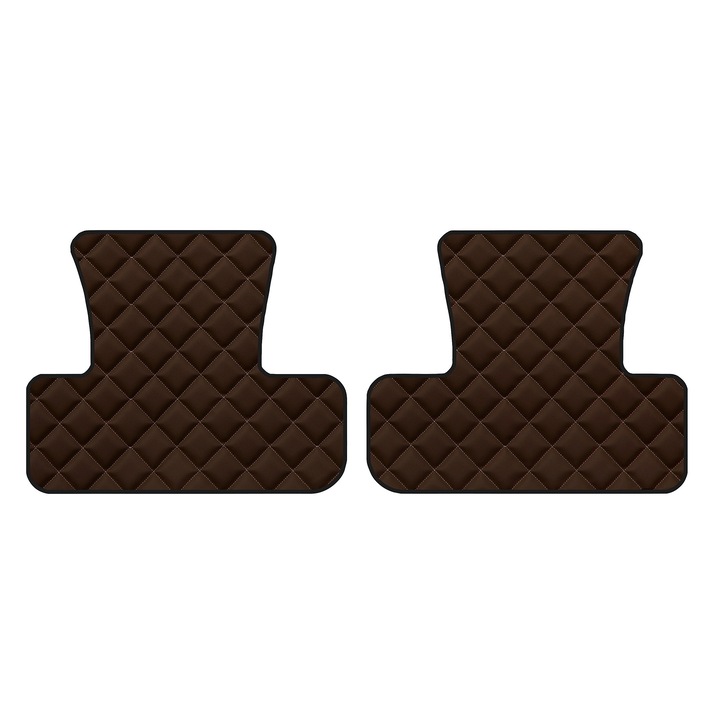 Covorase podea - spate F-CORE ECO-PIELE Q, piele ecologică, maro, Crossover SUV