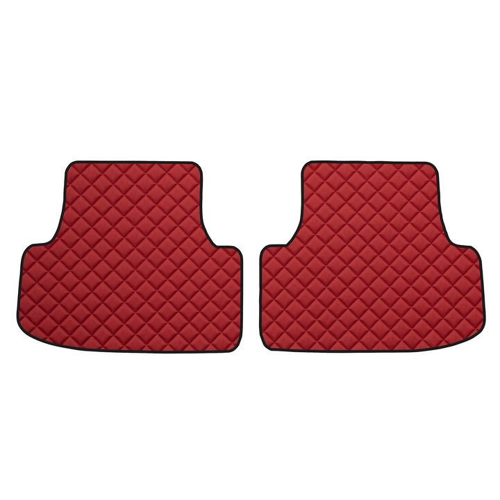Auto Covorase podea - spate, F-CORE, pentru AUDI Q2 01.16-, Crossover SUV, Rosu