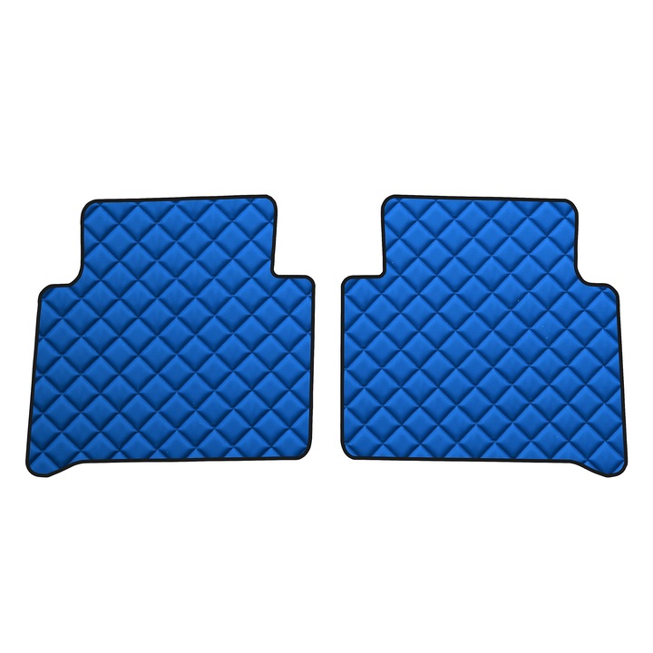 Auto Covorase podea - spate, F-CORE, pentru AUDI Q7 (4L) 09.05-12.15, Crossover SUV, Albastru