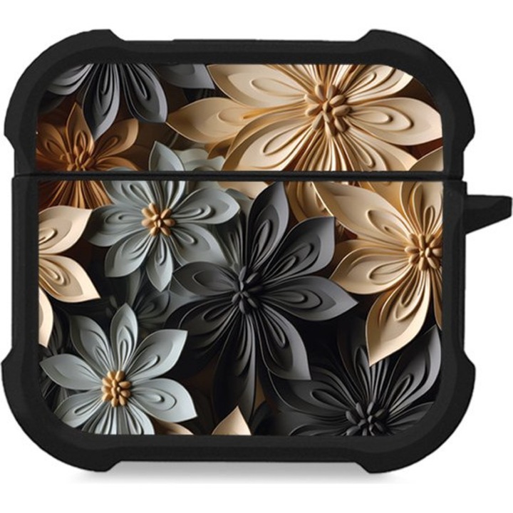 Husa din silicon 3D pentru AirPods Sonique protectie impotriva zgarieturilor si socurilor multicolor