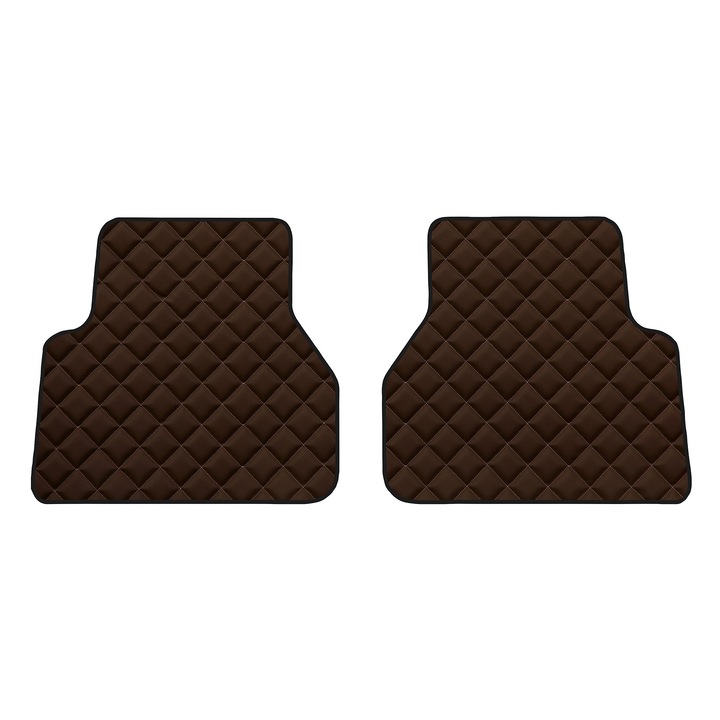 Auto Covorase podea - spate, F-CORE, pentru AUDI A4 (B9) 06.15-, Sedan, Kombi, Maro