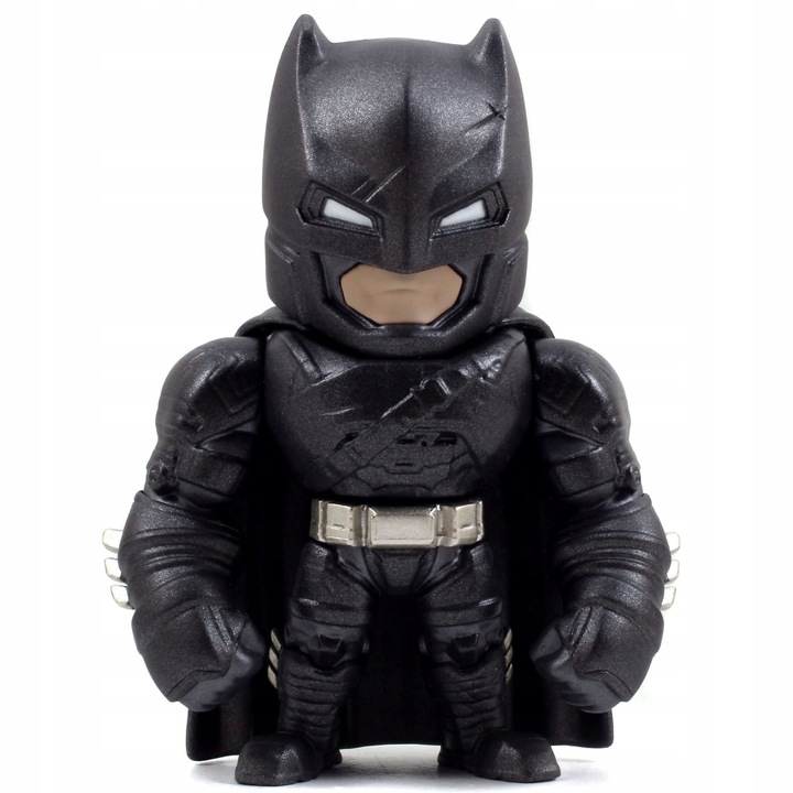 Figurina Batman Armored, Jada Toys, 10 cm, metalica, neagra