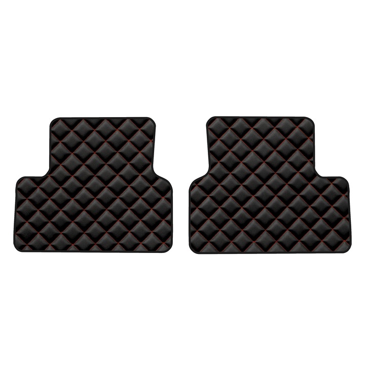 Auto Covorase podea - spate, F-CORE, pentru OPEL ASTRA IV (J) 12.09-12.15, Kombi, Hatchback, Negru/Rosu