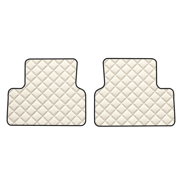 Covorașe podea spate F-CORE ECO-PIELE Q, piele ecologică, bej, pentru Opel Astra IV (J) 12.09-12.15