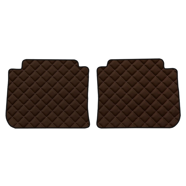 Автомобил Стелки за под – задни, F-CORE, за CITROEN C3 PICASSO 02.09-12.17, ВАН МИНИВАН, Кафяво