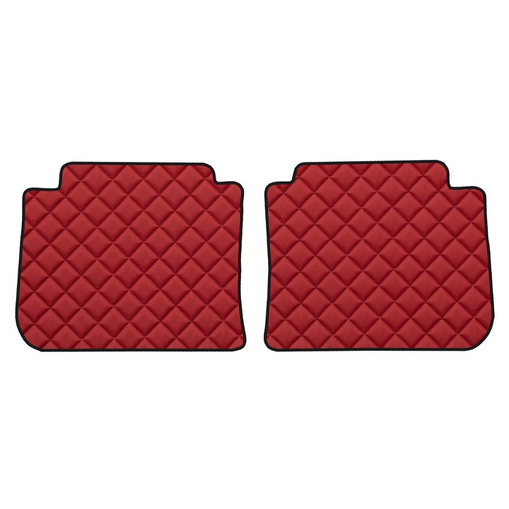 Автомобил Стелки за под – задни, F-CORE, за CITROEN C3 PICASSO 02.09-12.17, ВАН МИНИВАН, Червено