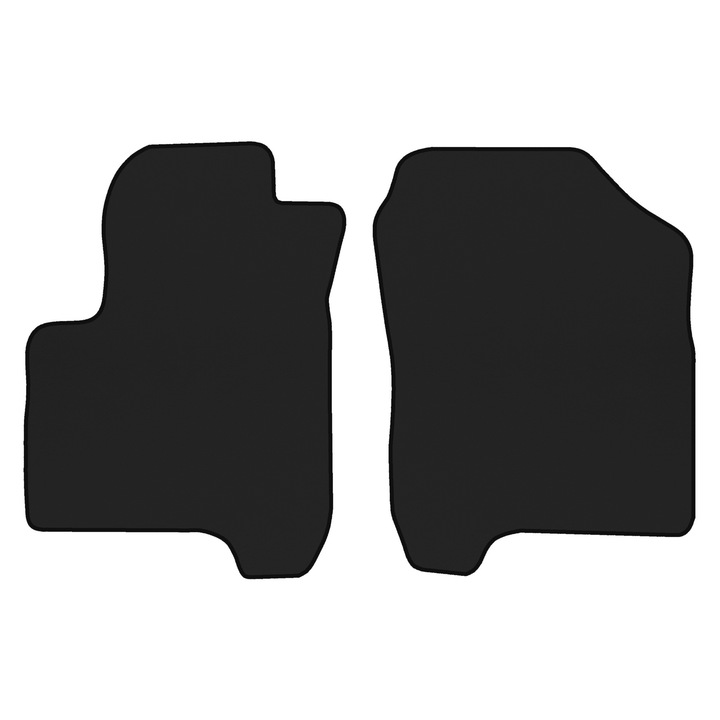 Автомобил Стелки за под – предни, F-CORE, за CITROEN C3 PICASSO 02.09-12.17, ВАН МИНИВАН, Черно