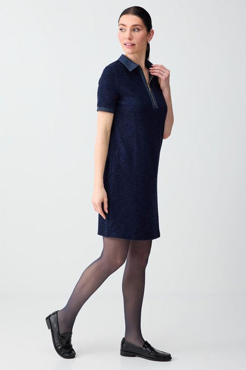 JIMMY KEY, Rochie-camasa scurta, Bleumarin