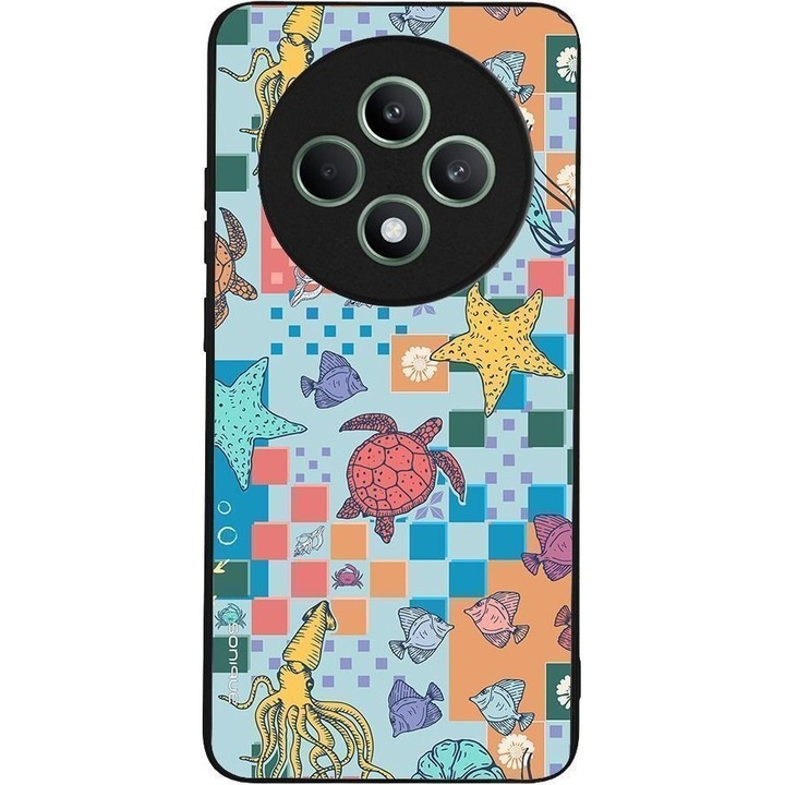 Husa telefon Sonique Ocean Series, pentru Oppo Reno12 F 5G / Oppo Reno12 Fs 5G, silicon, multicolor