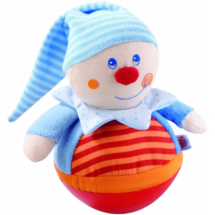 HABA Kasper interaktív figura, hintáztató hatás, élénk színek, 10,69x10,9x16,7cm