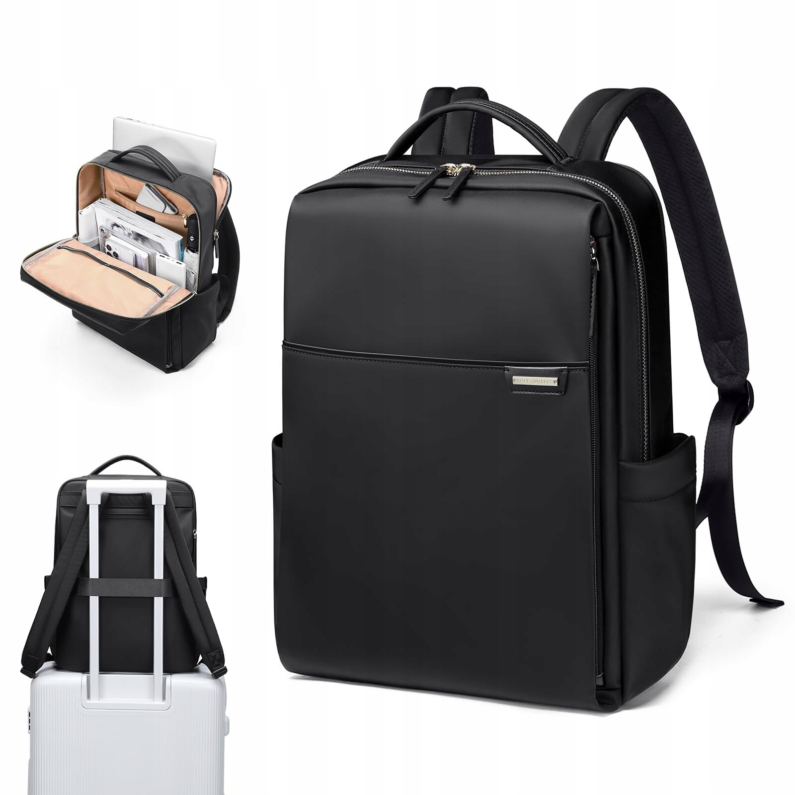 Rucsac laptop 16 inch, GOLF QUALITY, waterproof, unisex, negru