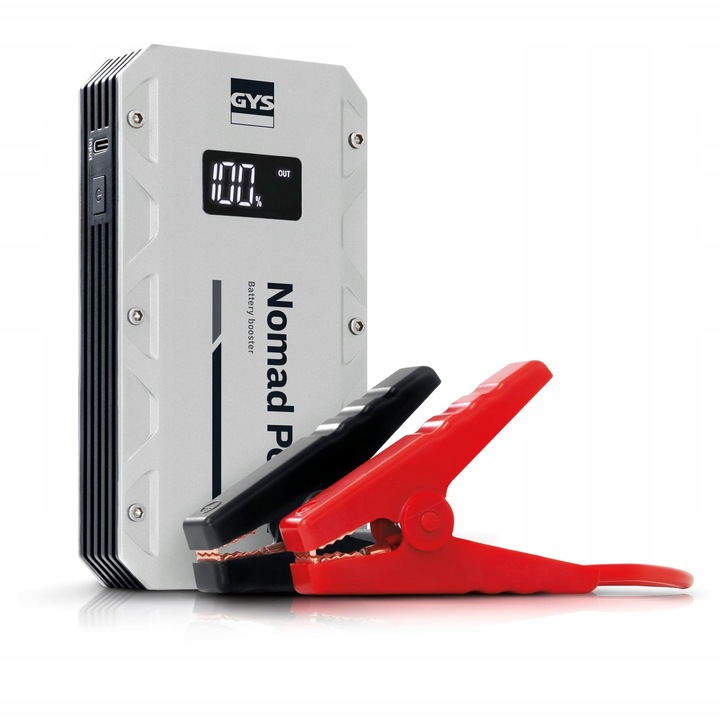 Redresor auto GYS Nomad Power 501, Starter/Booster 1500 A, acumulator litowy, 5,25 Ah, LED, 12 V